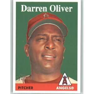  2007 Topps Heritage #17 Darren Oliver   New York Mets 