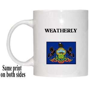  US State Flag   WEATHERLY, Pennsylvania (PA) Mug 