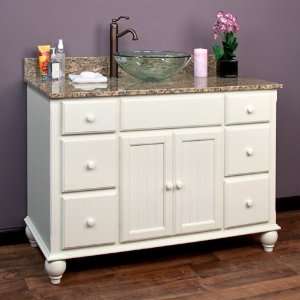  48 Daulton Vanity Cabinet   Cabinet Only   Creamy White 