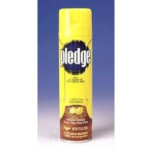  Pledge® Wood & Furniture Lemon Scent, Aerosol, 12.5 oz 