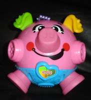 FISHER PRICE BOUNCE & GIGGLE MUSICAL BUMBLE BALL PIG  