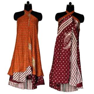 Silk Saree Dress cum Skirt 997