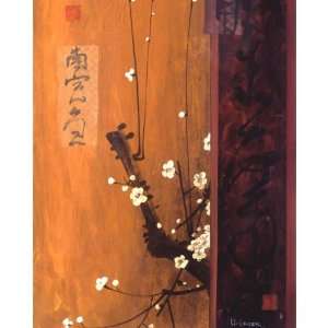  Don Li Leger   Oriental Blossoms II, Size 16 x 20 Canvas 