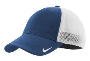 Nike Golf Meteor Blue / White Flexfit Mesh Back Cap / Hat  