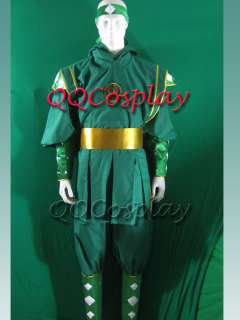 Item Name Japanese Ninja Green Ninja Ranger Cosplay Costume (Click 
