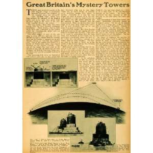  British Mystery Towers Sea Fortification Naval Combat Channel 