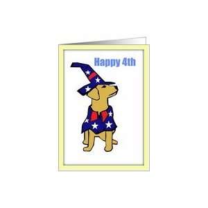  Fourth of July Red,White and Blue Greeting Card Card 