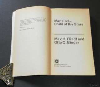 Mankind~Child of the Stars Max Flindt & Otto O.Binder Origins of Man 