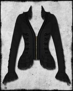 SPIN DOCTOR BLACK STEAMPUNK GOTHIC VICTORIAN FLORENCE WOMENS CORSET 