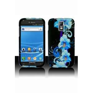  Samsung T989 Hercules Graphic Case   Blue Flower (Package 
