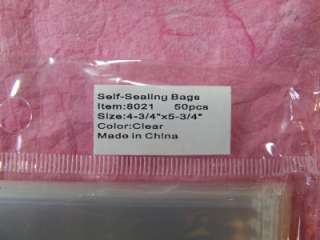   Self Sealing Recloseable CELLO Bags Envelopes A2 Card 4 3/4?X5 3/4