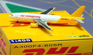 Blue Box 1/400 AIR HONGKONG A300 600F CARGO DHL RARE  