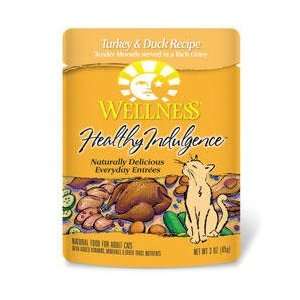 Wellness Healthy Indulgence Turkey & Duck Entree Cat Food Pouches 24/3 
