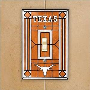  Memory Company Texas Longhorns Glass Switch Plate Cover 