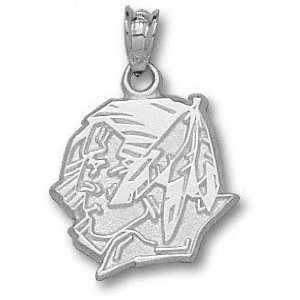  North Dakota Fighting Sioux Sterling Silver Indian Head 5 