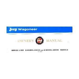  1966 JEEP WAGONEER Owners Manual User Guide Automotive