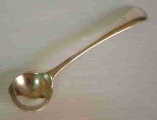 1913 Sterling Silver SALT SPOON 3.2in9gms Joseph Rodgers Old English 