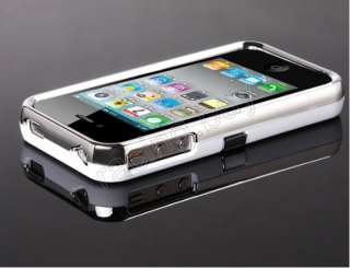   Hard CASE Skin COVER w/Stand For Apple iPhone 4 4G 4S White  