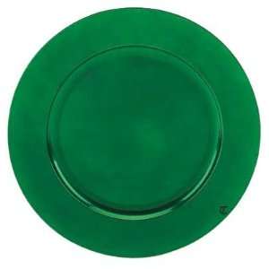  Round Acrylic Green Charger Plate, 13 (Out of stock until 