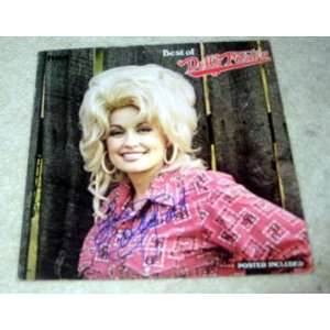 DOLLY PARTON autographed BEST OF record *PROOF Everything 