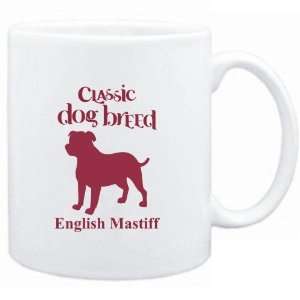 Mug White  Classic Dog Breed English Mastiff  Dogs  