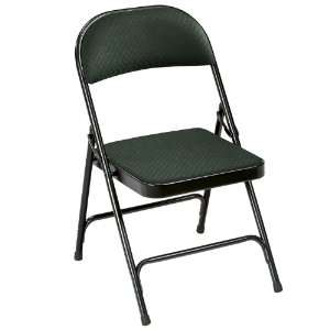  Folding Chair with 13/8 Thick Seat Graphite Fabric/Warm 