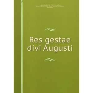   Julius Caesar Octavianus Augustus , Ernst Diehl Augustus Books