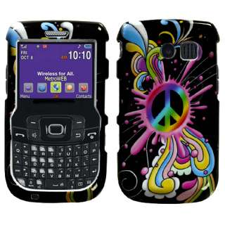 Samsung FREEFORM 2 II R360 Faceplate HARD SnapOn Case Cover RAINBOW 