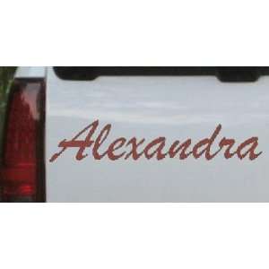  Alexandra Car Window Wall Laptop Decal Sticker    Brown 