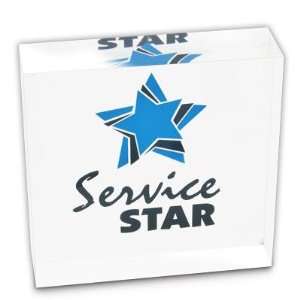 Service Star Acrylic Desk Cube