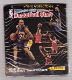 NBA Basketball Stars 2009 10 Box 50 Packs Stickers  