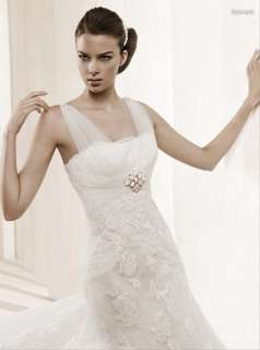 Item Name Desmont Lace Elegant Bridal Wedding/Party Dress + Free 