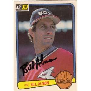    1983 Donruss #356 Bill Almon White Sox Signed 
