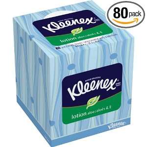 Kleenex with Lotion Aloe/aloes & E, 80 Count Boxes Health 