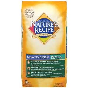 Natures Recipe Easy to Digest Dry Dog Food Fish Meal and Potato, 5 