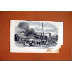  1861 Explosion Government Gunpowder Works Waltham