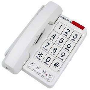  New MB2060 1 Big Button Phone White   NWB 20600 