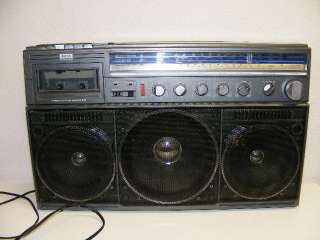   Ghettoblaster Power Payer Radio AM/FM Cassette 80s Recorder GC  