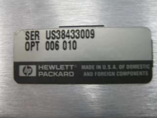 Agilent/Hewlett Packard 8753E 6GHz. Network Analyzer  