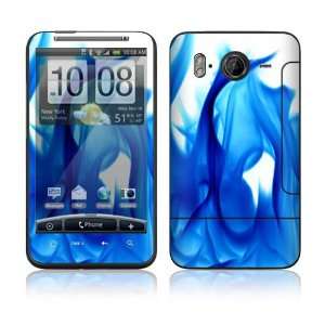  HTC Desire HD Skin Decal Sticker   Blue Flame Everything 
