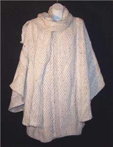 Branigan Weavers Ireland Handcrafted Wool Cape & Scarf One Size  