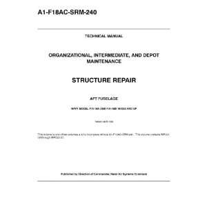   Structural Repair Manual A1 F18AC SRM 240 McDonnell Douglas Books