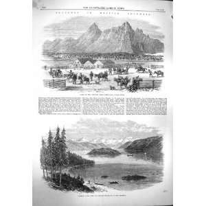   1864 British Columbia Cascade Mountains Fraser Douglas