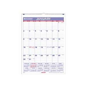  Monthly Wall Calendar,Jan Dec 2007,12x17 Page Size,1PPM 