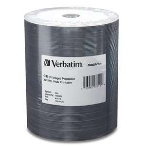  Verbatim DataLife Plus 52x CD R Media. 100PK CD R 52X 