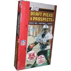  2003 Topps Draft Picks And Prospects Football HOBBY Box 