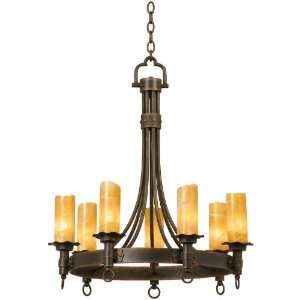   Americana Rustic / Country 7 Light Chandelier From the Americana