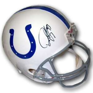  Dwight Freeney Autographed Helmet  Replica Sports 