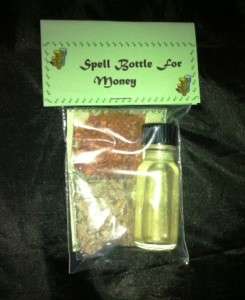 Money Drawing Witch Bottle, Spell Kit for Attracting Money, Wealth 