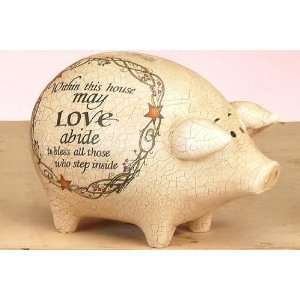   This House Inspirational Small Piggy Coin Money Bank